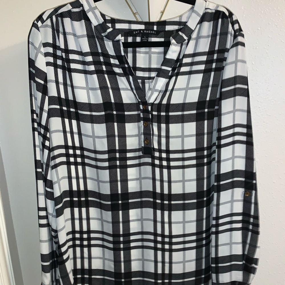 Black and White blouse